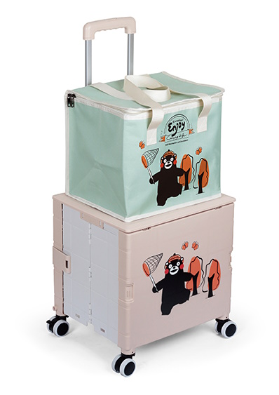 熊本熊折疊推車及保冷袋