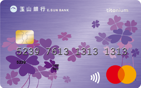 幸運鈦金卡卡面 